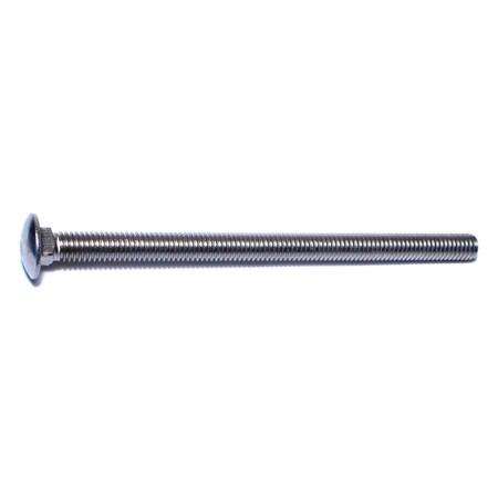 3/8-16 X 6 18-8 Stainless Steel Coarse Thread Carriage Bolts 25PK